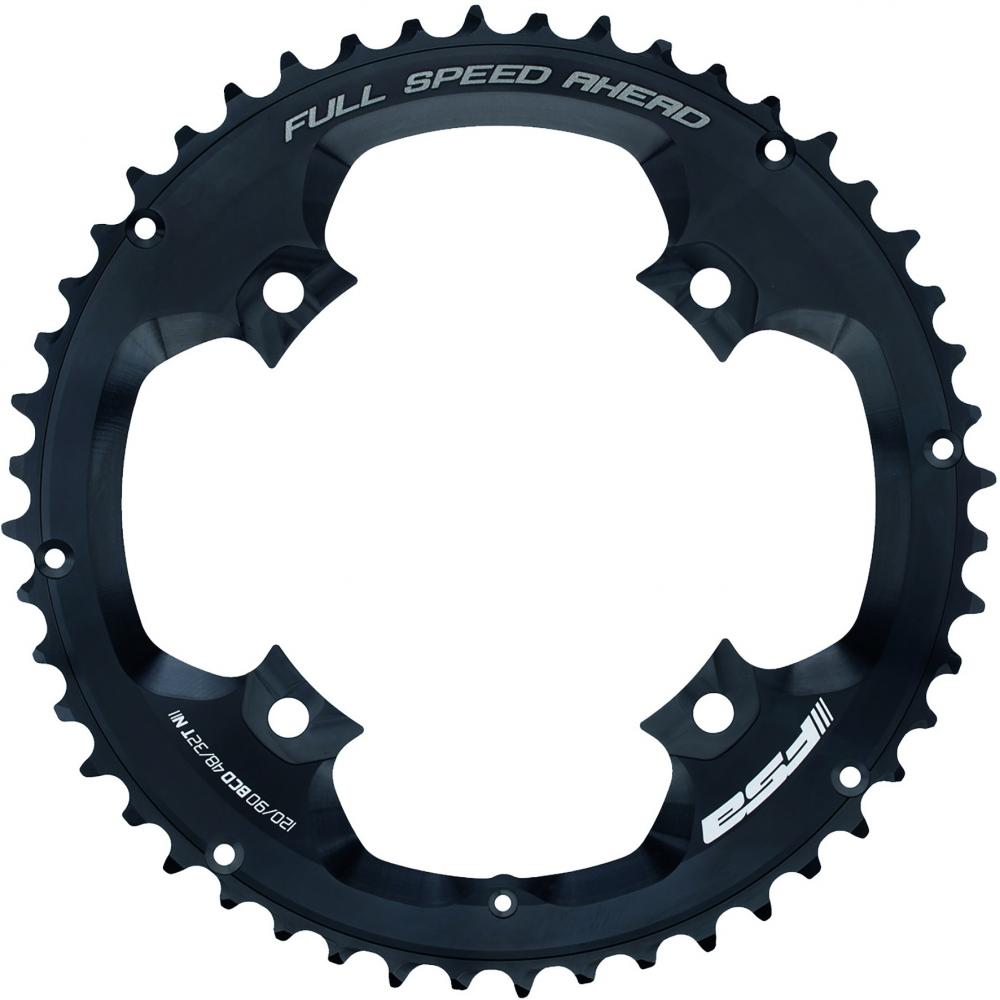 FSA Kettenblatt Road Powerbox Stealth 4-Arm 120 mm x 48 T Schwarz - 128 g Leichtgewicht