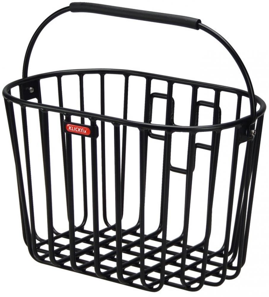KLICKfix Lenkerkorb Alumino schwarz 26x25x40 cm