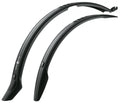 SKS VELO 55 CROSS Schutzblech-Set für 26"-29" Fahrräder, geeignet für Reifenbreite 42-50 mm, einfache Universalbefestigung, optional mit Streben, aus schlagfestem Kunststoff