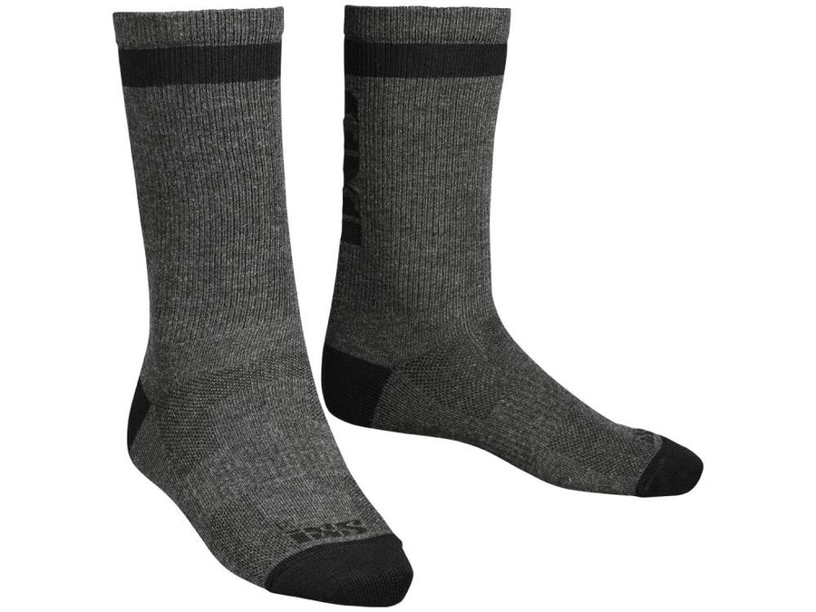 IXS Sports Division iXS Double Socks (2 pairs) S black - komfortable Funktionssocken im Doppelpack