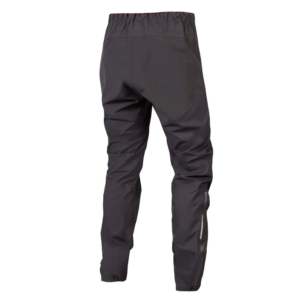 Endura GV500 wasserdichte Hose anthrazit XXL - leichte Regenhose für Gravel, wasserdicht, atmungsaktiv, strapazierfähig, optimaler Wetterschutz bei Touren