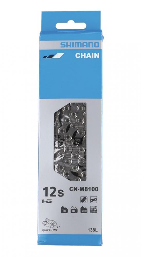 Kette Deore Xt Cn-m8100 12-fach 138 Glieder Kette - 12-fach Antrieb Für Mountainbikes