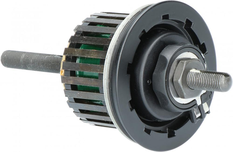 SHIMANO Dynamoeinheit 140 mm DH-C6000-3R-NT Schwarz - 140 mm, 6000-3, Schwarz