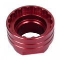 Rotes Unior 1723.SDL Shimano Direct Mount Lockring Werkzeug für Fahrräder.