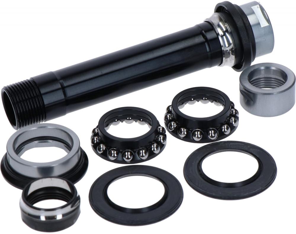 SHIMANO HOHLACHSE KOMPLETT HB-RS770 - Ersatzachse für Vorderradnabe, ca. 55 g