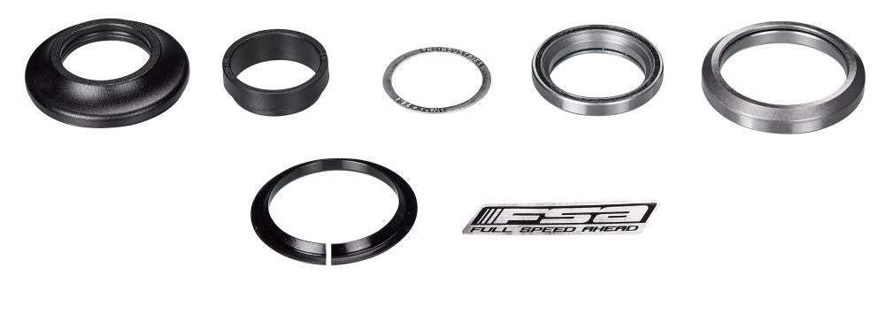 COMPLETE HDS COMPLETE - INTEGRATED 1-1/8" UPPER (45X45) 1.5" LOWER (36X45) 52MM TOP COVER (H2216) W/ CROWN RACE FOR 1.5" TAPERED STEERER (HS-S-02) - Steuersatzlager