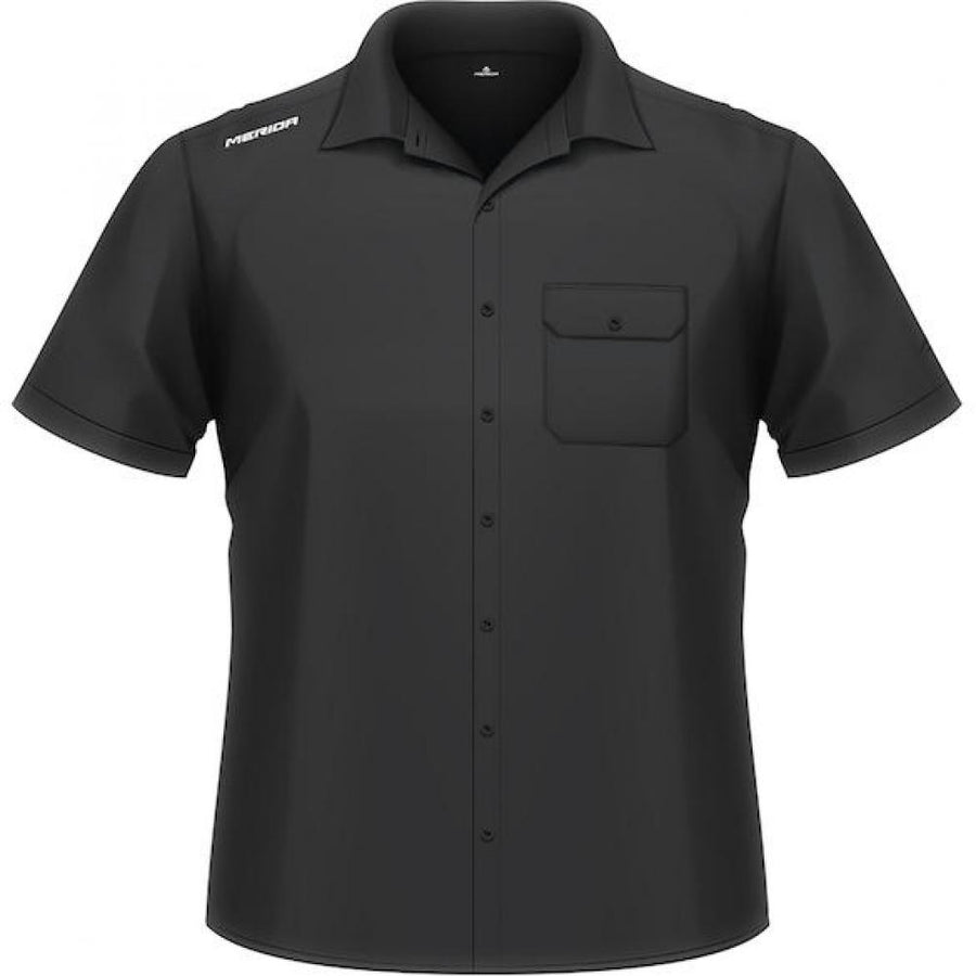 Merida Business-Shirt kurzarm schwarz M Schwarz - elegantes Business-Hemd der neuesten Version