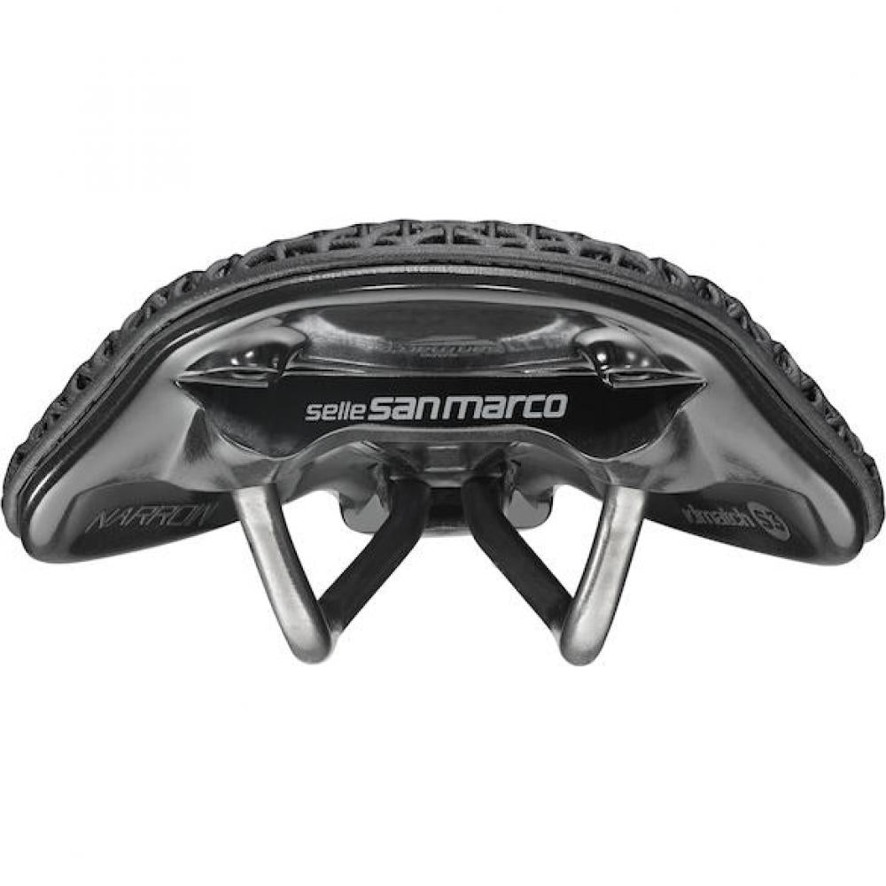 Selle San Marco Sattel Shortfit 2.0 3D Racing 140 x 255 mm Schwarz - Hightech-Rennradsattel