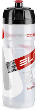 ELITE Trinkflasche Corsa Classic Clear 750 ml - leichte Squeeze-Flasche für Sport & Rad