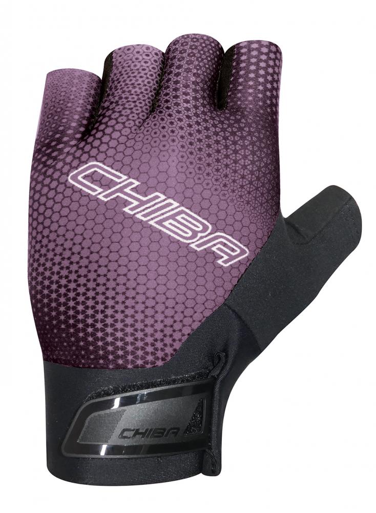 CHIBA Ergo Superlight - Radhandschuhe violett XL, gepolstert, atmungsaktiv, 66 g