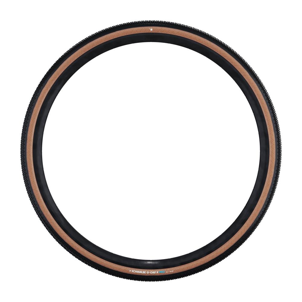 Schwalbe G-ONE R PRO Gravel-Faltreifen mit transparenter Seitenwand für Geschwindigkeit und Kontrolle.