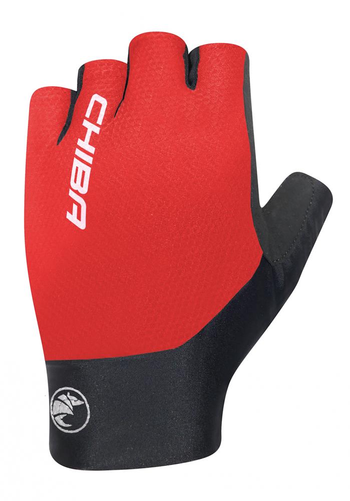 CHIBA Team Glove Pro - Radhandschuhe, XL, rot, luftdurchlässig, leichter Grip