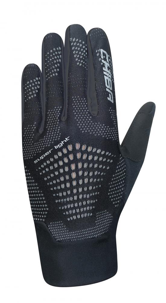 CHIBA Superlight - Radhandschuhe schwarz/schwarz, XL, superleicht & atmungsaktiv