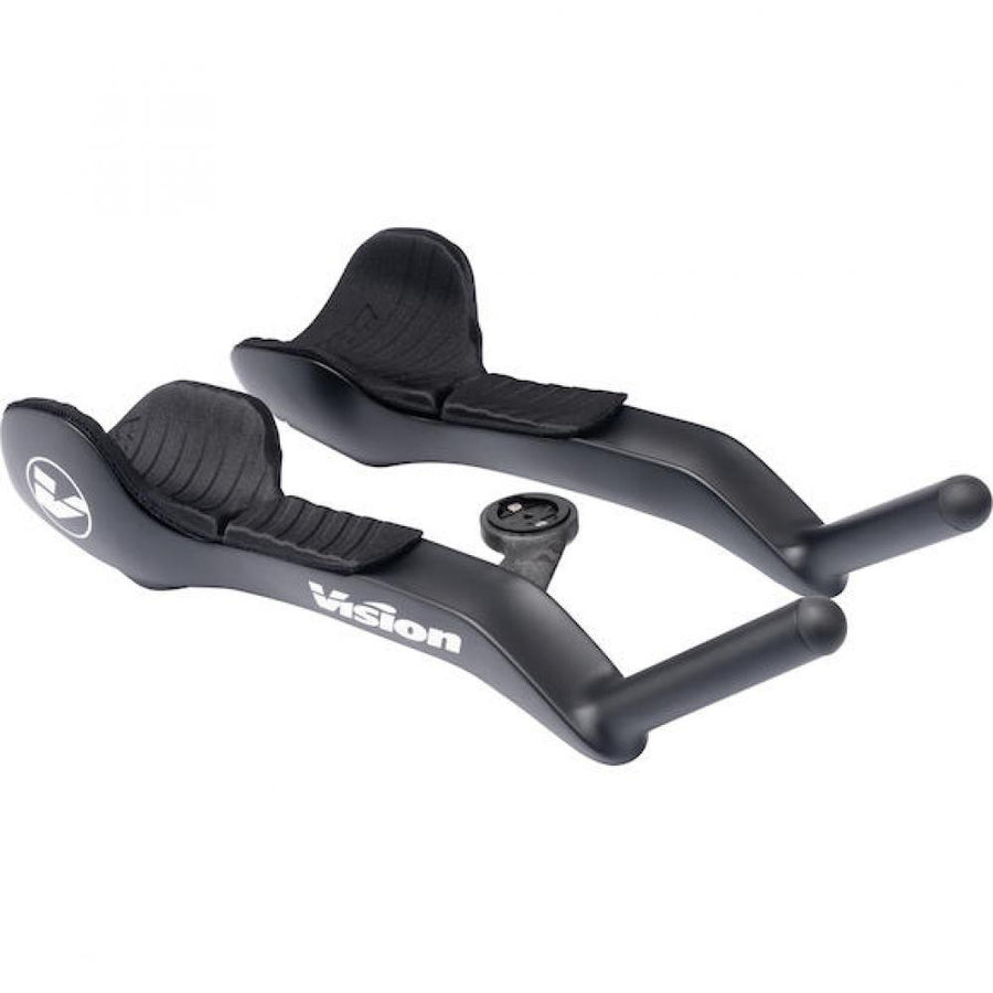 Vision Extensions Metron TFE EVO 340 mm (L) Schwarz - aerodynamische Carbon-Zeitfahr-Extensions