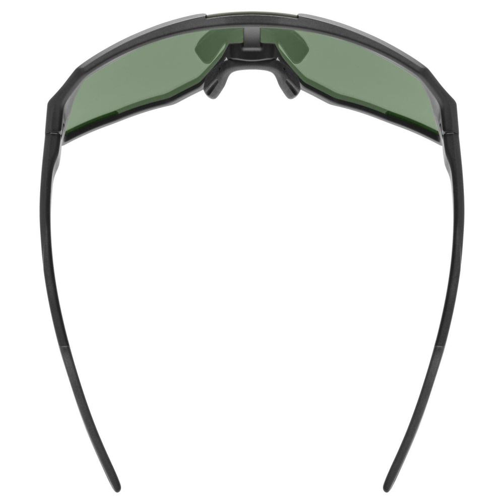 uvex Sequenze Black Matt - Mirror Blue Sportbrille, Einheitsgröße