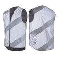 Wowow Sicherheitsweste Roadie Jacket Full Reflective Größe M grau