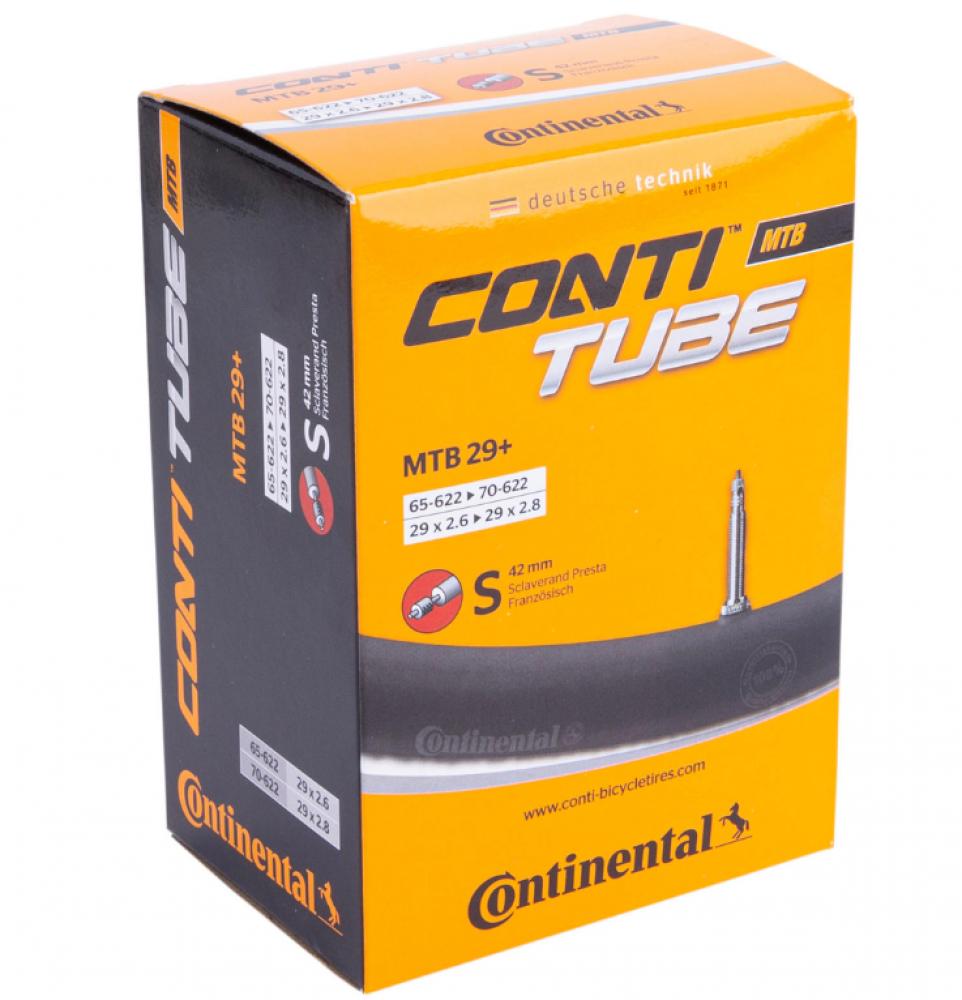 Continental MTB 29 Wide Schlauch für 29x2.60-2.80 Reifen - 65-622 bis 70-622 42 mm Sclaverand-Ventil pannensicher