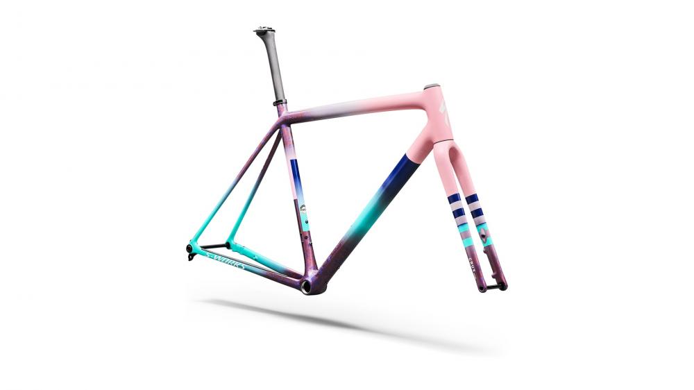 CRUX SW Rahmenset - Desert Rose/Purple Haze/Metallic White - Größe 54 - Unbekannt
