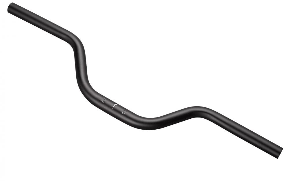 KIDS BAR KIDS MINI-RISE HANDLEBAR - 25.4 mm - 25.4MM 600MM WIDTH ALLOY 80MM RISE / 5-DEG BACKSWEEP 22.2MM DIAMETER AT GRIP MOUNT - Lenker