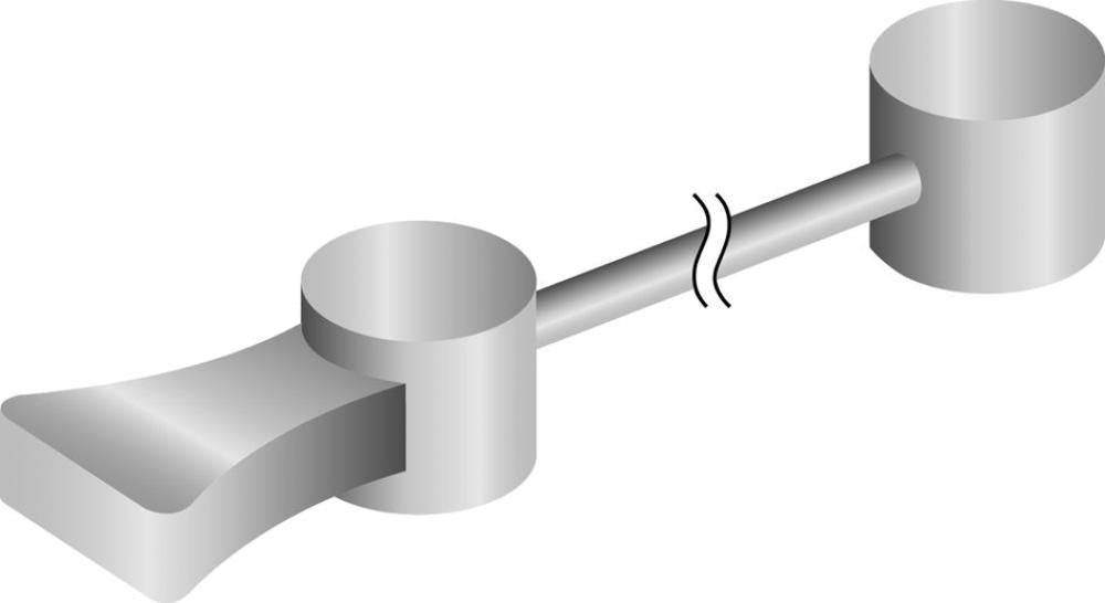 Querkabel Für Cantileverbremsen 1,8 X 380 Mm Silber - Verzinkter Stahl Mit Griffstück