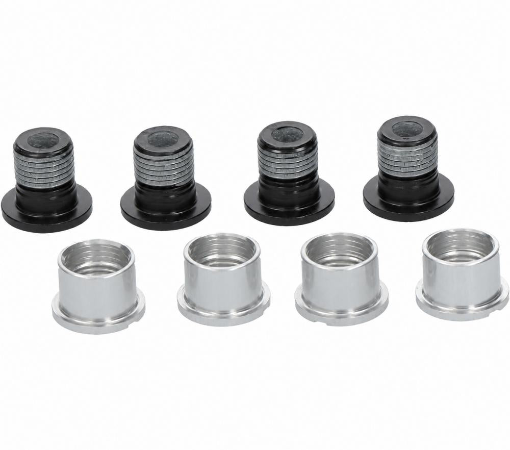 Kurbelgarnituren Zubehör, Kettenblattschrauben, Deore, Fc-m6000-3, 3-fach, Für Mittleres/großes Kettenblatt, 4x Schraube & Mutter