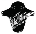 Reverse Schutzblech Mudfender MTB Eat Sleep Shred Repeat Vorder- u.Hinterradmontage schwarz weiß