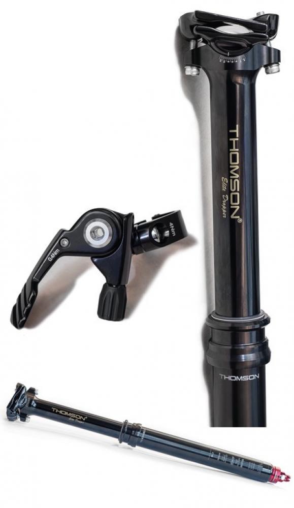 Thomson Dropperpost Covert Black Dropper Ø 31,6mm, schwarz, Hub 150mm