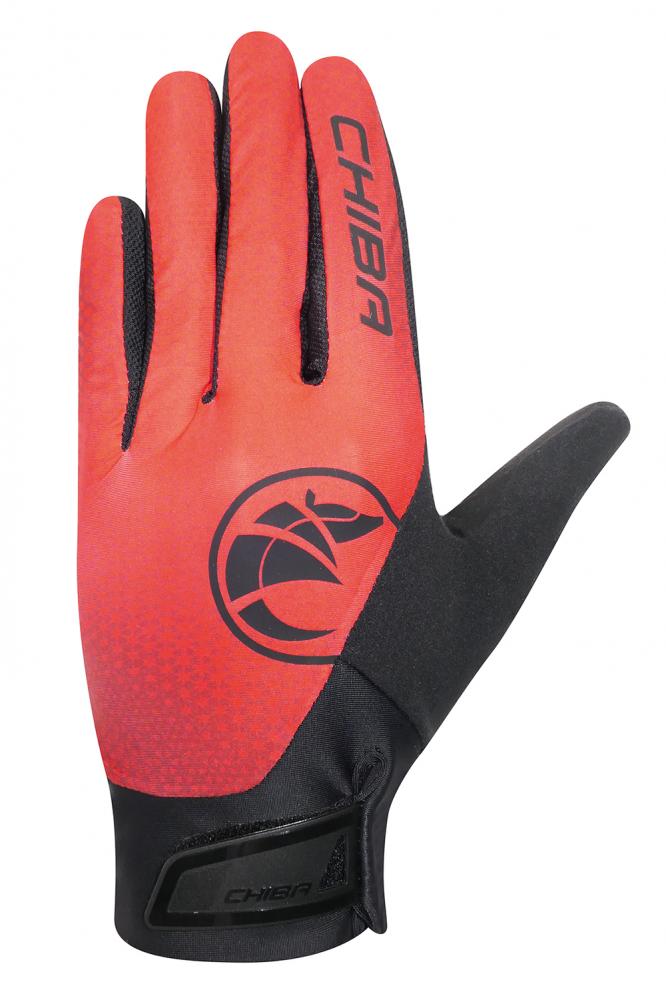CHIBA BioXCell Touring - Radhandschuhe kurzfinger, S, rot, mit Gelpolster & Touchfunktion