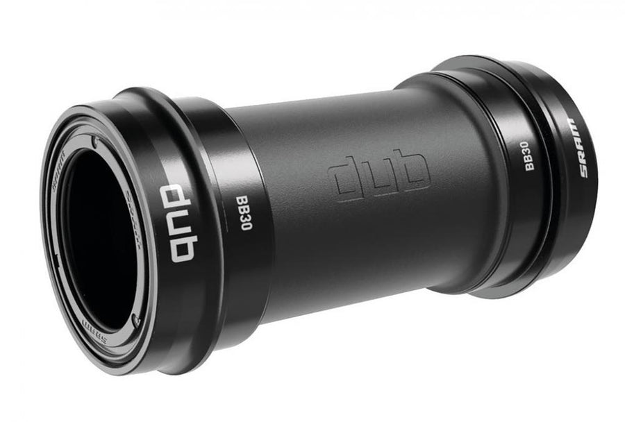 Schwarzes SRAM DUB BB30 Innenlager 68/73 mm. Zuverlässige Performance für DUB-Kurbeln.