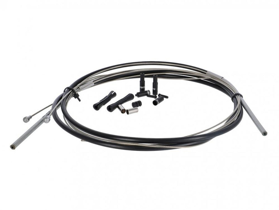 SRAM Schalt-/ Bremskabel-Kit SlickWire Standard Rennrad/MTB schwarz - präzise Schalt- und Bremsperformance