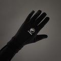CHIBA Polarfleece Handschuhe - schwarz, Größe M, Touchfunktion