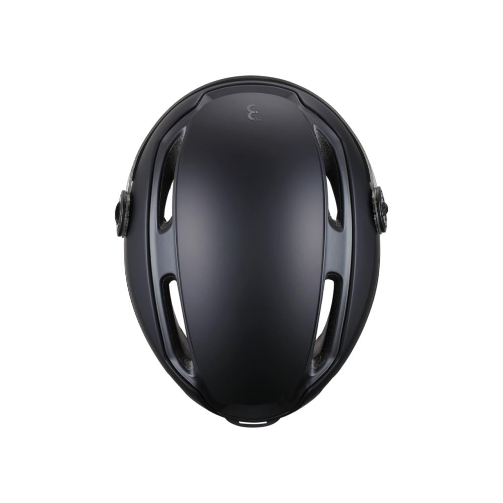 BBB Cycling Helme Indra Faceshield Transparent L matt schwarz - sicherer E-Bike-Urbanhelm