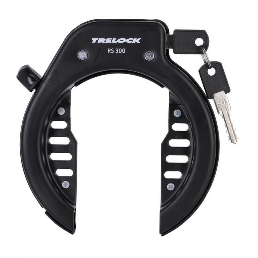 Trelock Rahmenschloss RS 300 NAZ nicht abziehb. Schlüssel,sw, Flex Mount