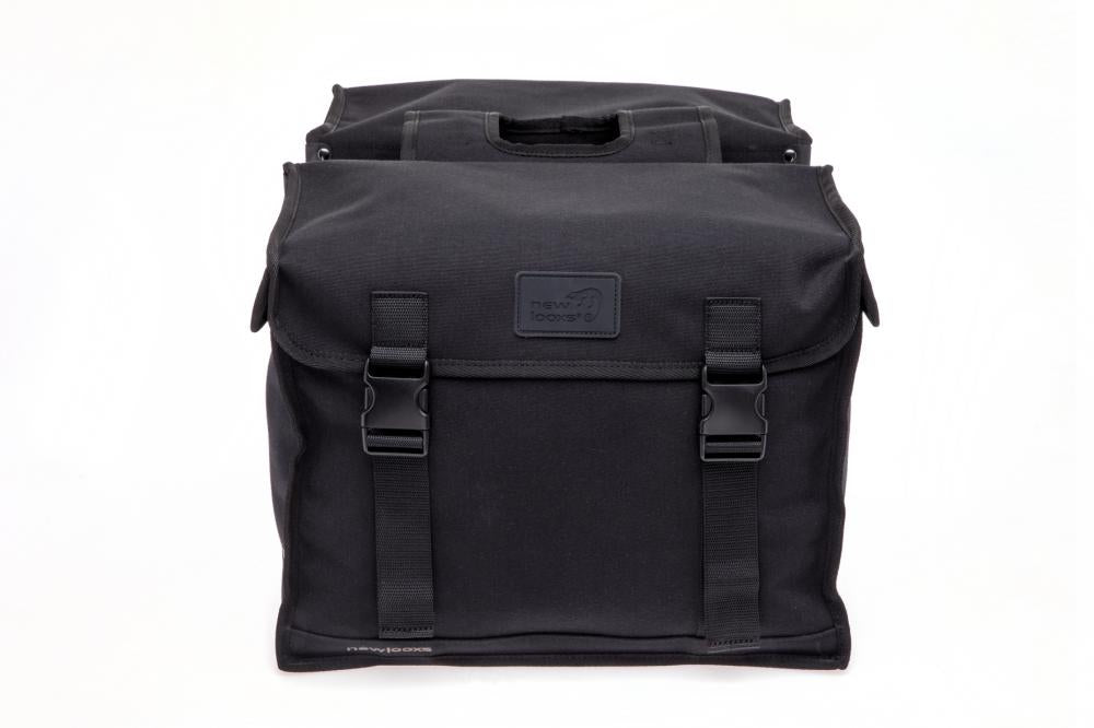 New Looxs Doppelpacktasche Canvas Double Camping 46 l - robuste Gepäckträgertasche für Alltag & Tour