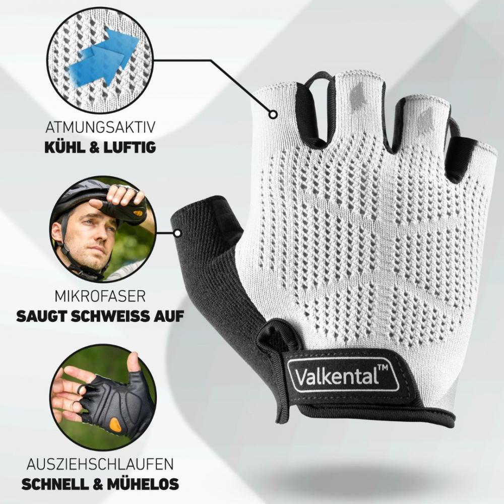 Valkental Handschuhe BikeRider Advanced Gr. XL grau