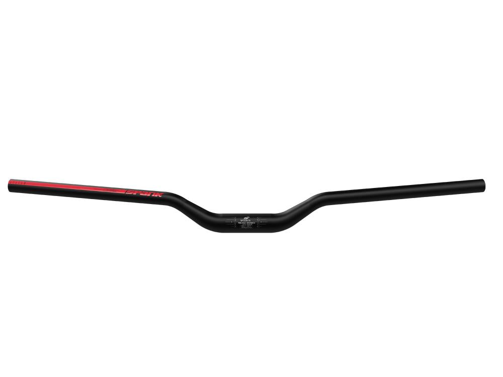Spoon 35 Mtb-lenker 800 Mm, 25 Mm Rise, Schwarz/rot