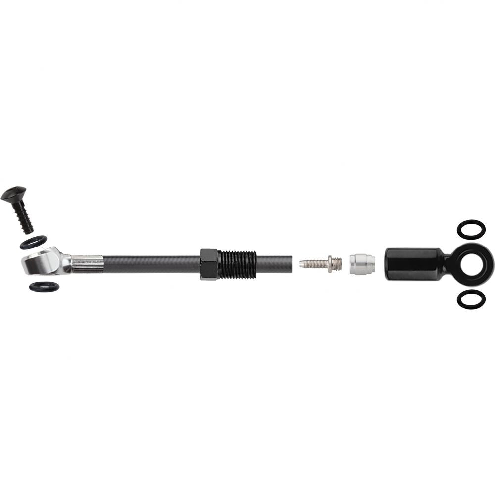 Bremsleitungsset Sport Hydraulic Für Dot 2000 Mm Schwarz - Zuverlässige Bremsperformance