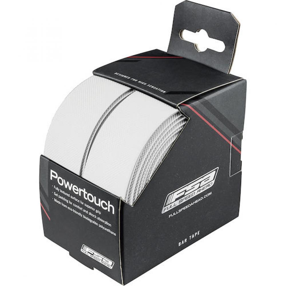 FSA PowerTouch Gel Lenkerband Weiß - 3 mm, Allwetter-Grip