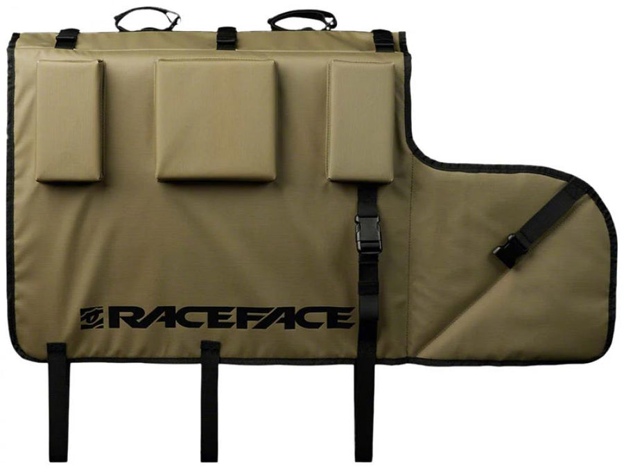 Race Face Half Stack Tailgate Pad, olive, one size - Pickup-Heckklappenschutz für Bikes
