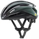 uvex surge aero MIPS - Aero Rennradhelm, black-sage green matt, Größe 56-59 cm, mit MIPS, abnehmbarem Aero-Cover, Brillengarage, top Belüftung