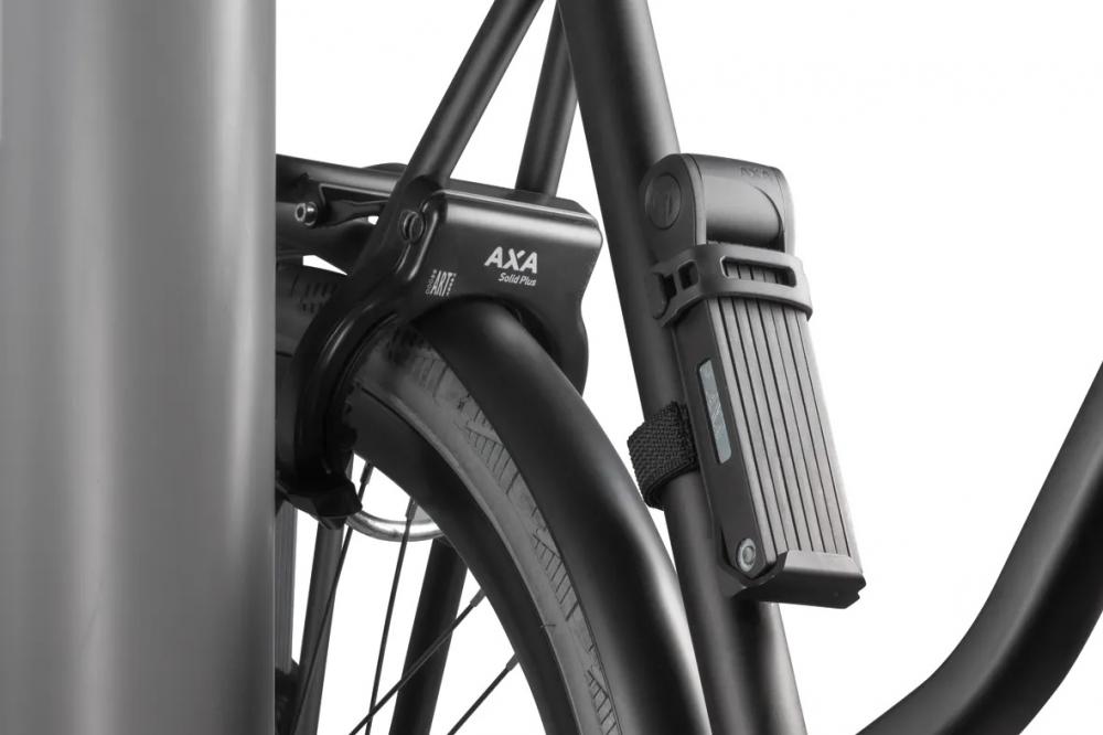 AXA Faltschloss Fold Lite 100 - 1.000 mm Fahrradschloss in Schwarz Leicht & Sicher
