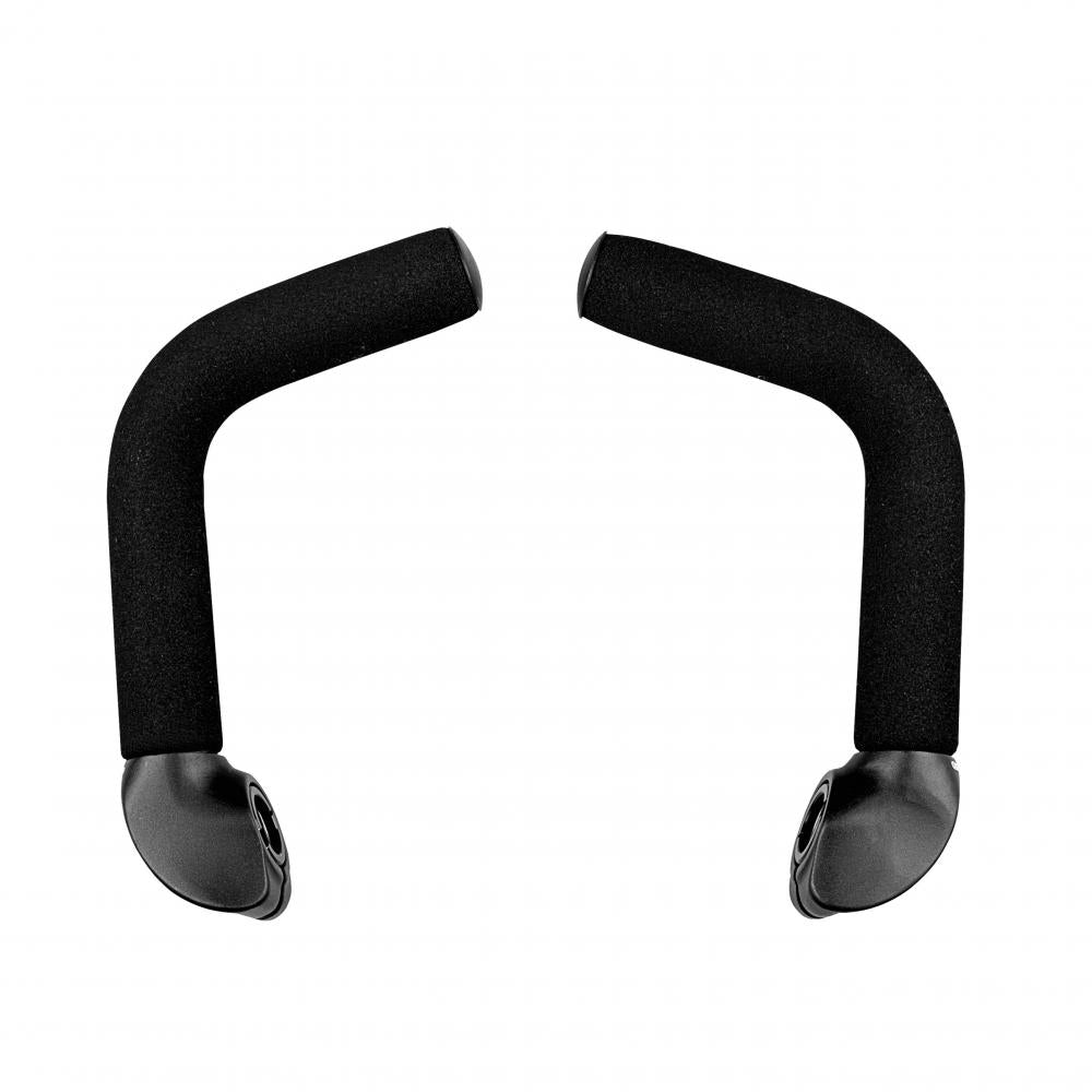 Touring Bar Ends, Schwarz, Aluminium Al 6061 T6, 360° Drehbar, Hd-griffüberzug, Ideal Für Tourenfahrer