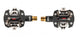 Look X-Track Race Carbon Titan black MTB Pedal, Carbonkörper, Titanachse, 1 Paar, einstellbare Auslösehärte, großer Kontaktbereich, SPD-kompatibel