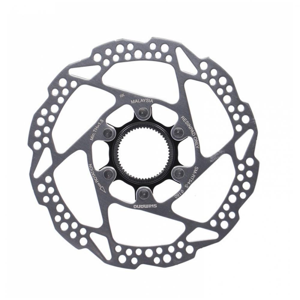 Shimano SM-RT54 Center Lock Fahrrad-Bremsscheibe Ø160mm für Resin-Beläge.