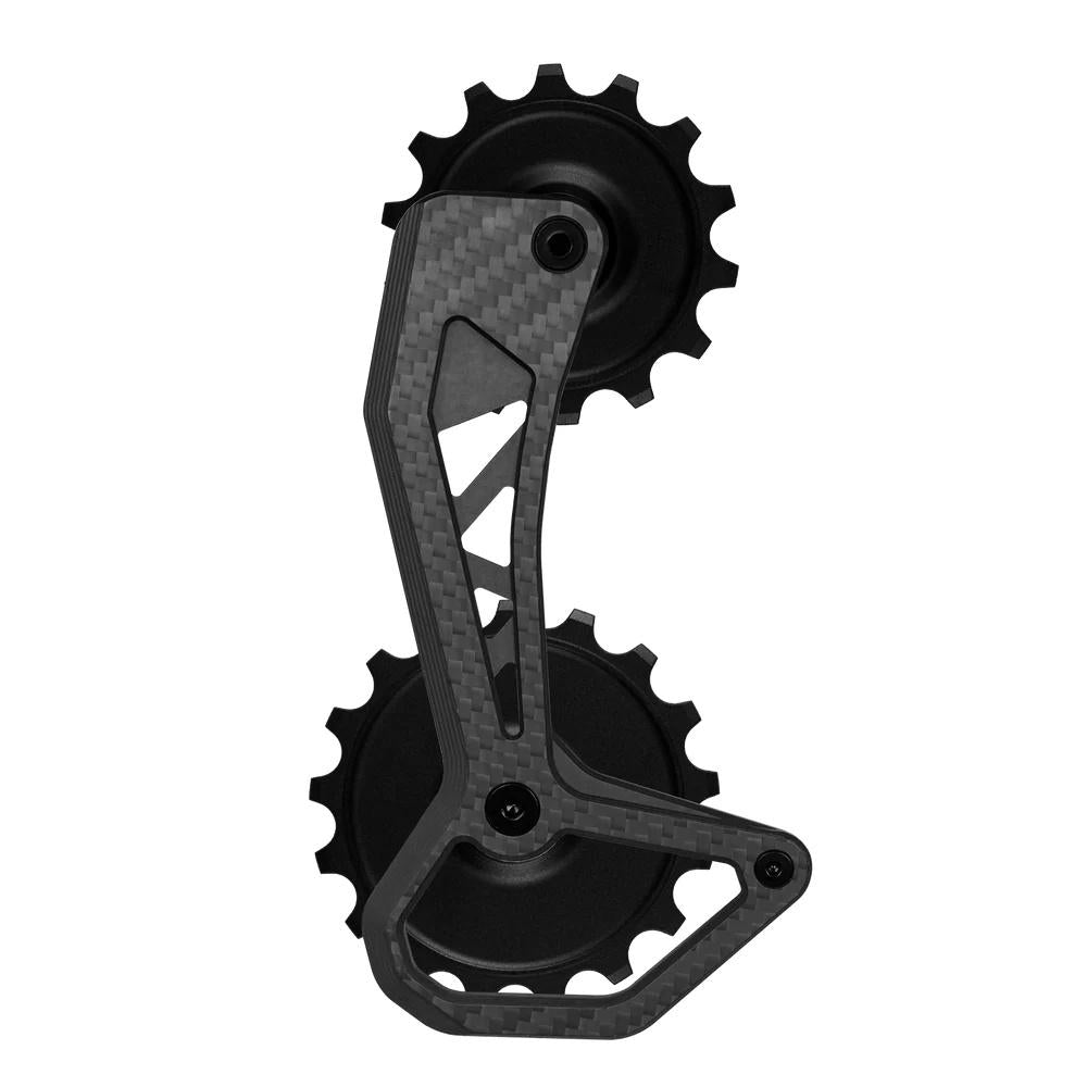 Nova Ride CCD EVO S 12-fach Schaltwerkskäfig aus Carbon in Schwarz für Shimano Ultegra/Dura-Ace.