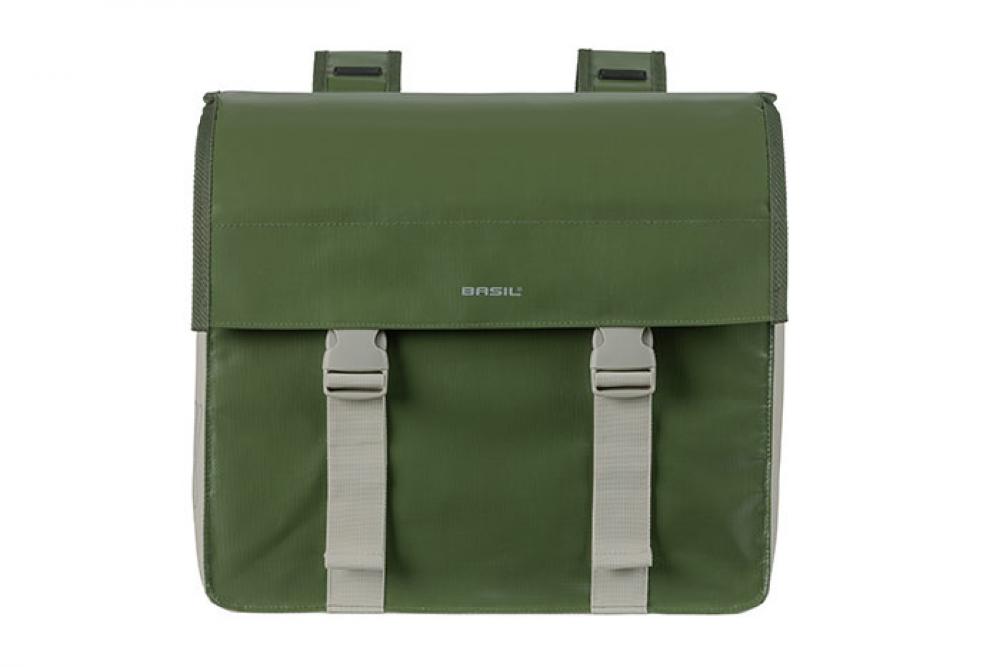 Basil Doppeltasche Urban Load green 46x40x17 cm 48l - Doppelpacktasche