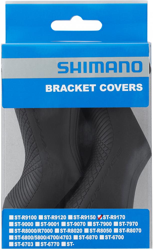 SHIMANO Griffgummi Paar ST-R9170 - Ersatzgriffgummis für hydraulische STI-Schalt-/Bremshebel