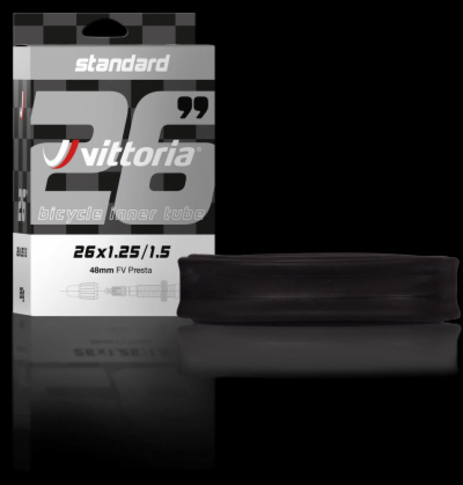 Vittoria Schlauch Standard 700x28/42c SV Presta 48mm - zuverlässiger Rennradschlauch in moderner Ausführung