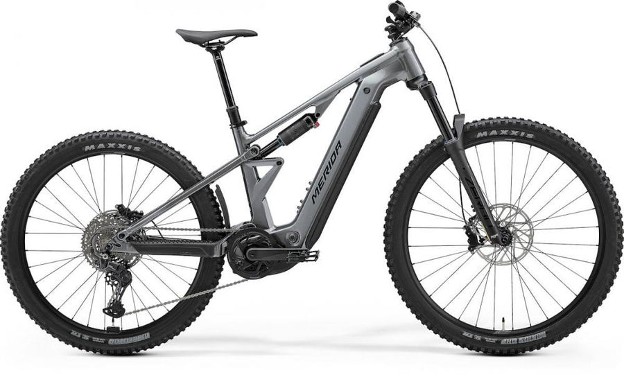 MERIDA ETMO 500 PRO E-Mountainbike Fully XL, gunmetal grey black, Bosch CX 100 Nm, 800 Wh Akku, Alu-Fully