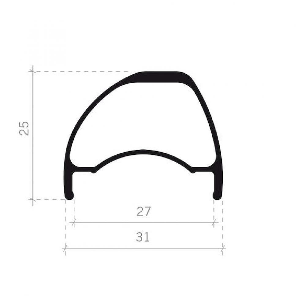 FSA Laufradsatz Grid Off-Road 27,5" 584x27 mm Schwarz - robustes Enduro-Laufradset